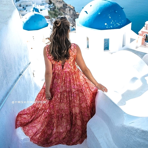 🔥Last 2🔥MANGO Printed maxi dress - Picture 4 of 16